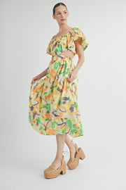 Cut out Midi Dress I ABSD7537