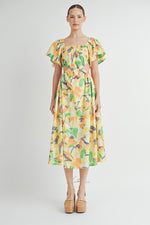 Load image into Gallery viewer, Cut out Midi Dress I ABSD7537
