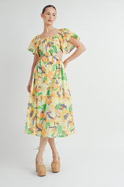 Cut out Midi Dress I ABSD7537