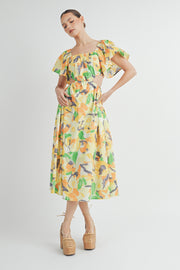 Cut out Midi Dress I ABSD7537