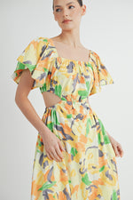 Load image into Gallery viewer, Cut out Midi Dress I ABSD7537
