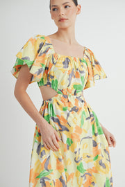 Cut out Midi Dress I ABSD7537