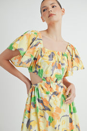 Cut out Midi Dress I ABSD7537