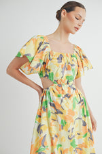 Load image into Gallery viewer, Cut out Midi Dress I ABSD7537
