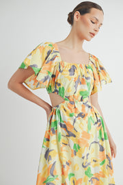 Cut out Midi Dress I ABSD7537