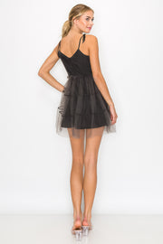 Mesh Mini Dress / S#ABVD0307