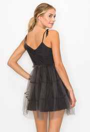 Mesh Mini Dress / S#ABVD0307