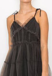 Mesh Mini Dress / S#ABVD0307