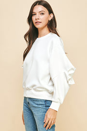 Ribbon Tie Sleeve Top I ABVS0308 I SHIP 10/03/24