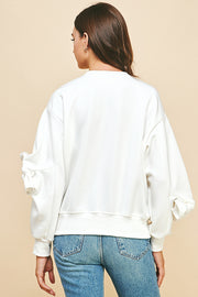 Ribbon Tie Sleeve Top I ABVS0308 I SHIP 10/03/24