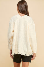 Load image into Gallery viewer, Oversize V-Neck Sweater / S#ABVS0315
