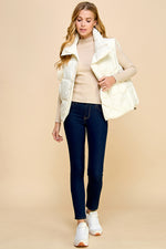 Load image into Gallery viewer, Oversized Puffer Vest with Pockets_S#ABVT0308
