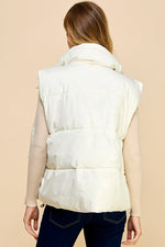 Load image into Gallery viewer, Oversized Puffer Vest with Pockets_S#ABVT0308
