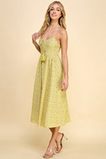 Load image into Gallery viewer, Cami Bow Front Midi Dress / S#HD5053
