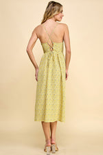 Load image into Gallery viewer, Cami Bow Front Midi Dress / S#HD5053
