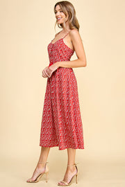 Cami Bow Front Midi Dress / S#HD5053