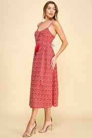 Cami Bow Front Midi Dress / S#HD5053