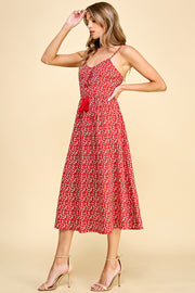 Cami Bow Front Midi Dress / S#HD5053