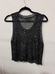 Sheer Sparkle Knit Tank Top I ABJT7517 I SHIP 09/18/24