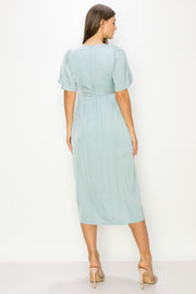 Shoulder Shirring Dress l ABDD0171