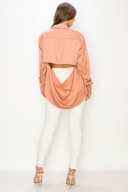 Cowl Back Shirts I ABDT0174