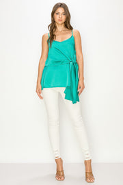 Overlap & Tie Cami Top / S#ABDT0111