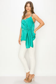 Overlap & Tie Cami Top / S#ABDT0111