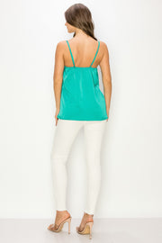 Overlap & Tie Cami Top / S#ABDT0111