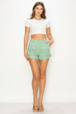 Load image into Gallery viewer, Front flap pocket short / S#ABDB0103
