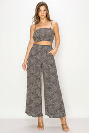 ABDT0105 | Cropped Cami top_Black