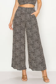 Cropped Cami top and Wide leg pants set / ABDT0105 ABDB0105