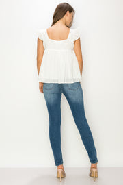 Flare bottom Blouse / S#ABDT0107