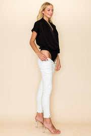 Natural Draped Bodysuit I ABDT0110